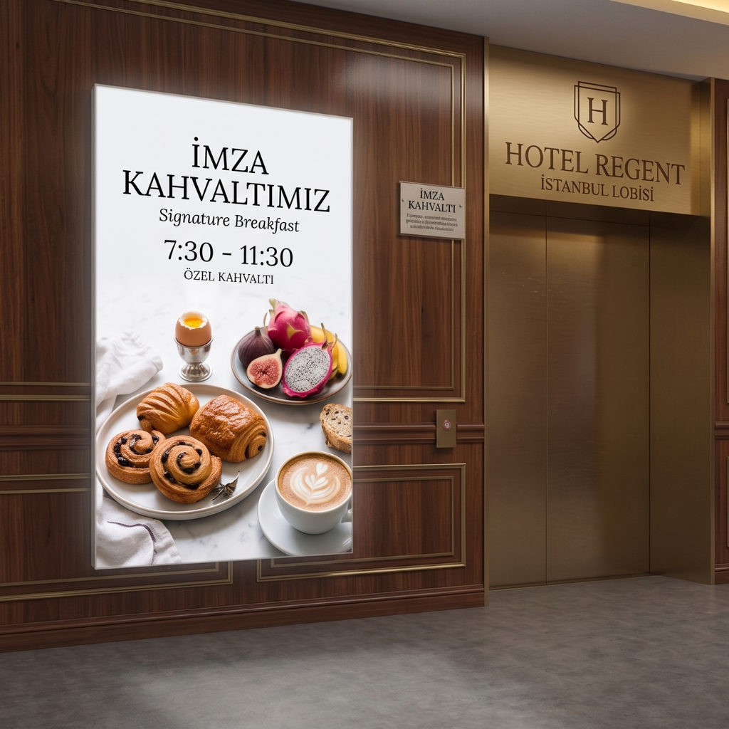Otel Duvar Tipi Lightbox Otel Duvar Tipi Lightbox - Menü Tanıtımı | Dekopa