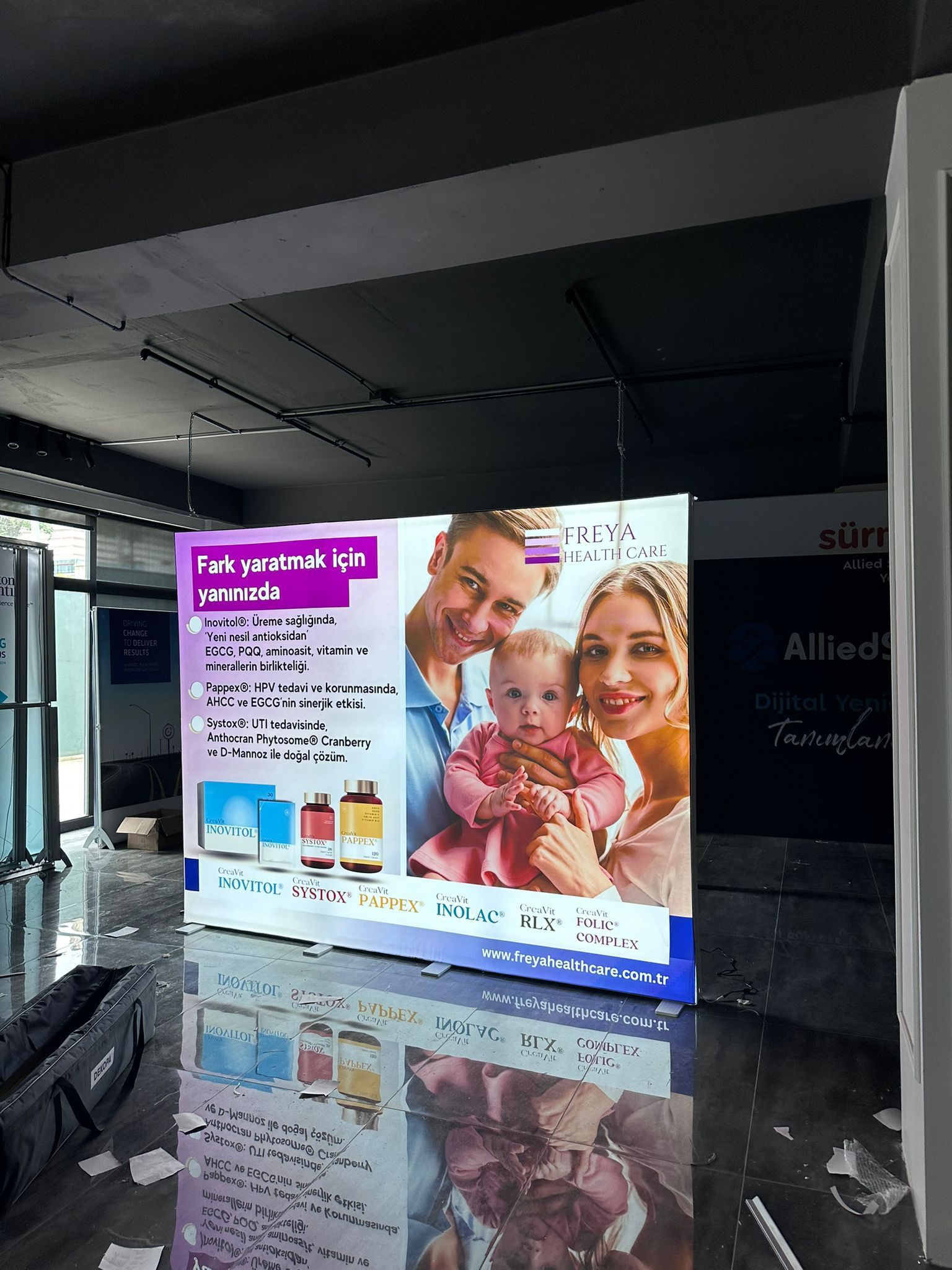 DS modüler lightbox sahada kullanım — etkinlik 2