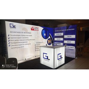 Dekopa Moduler Lightbox Stand Satış 100x100 BANKO PRO